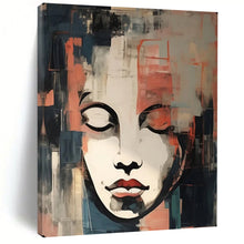 Load image into Gallery viewer, Abstract Painting Modern Female Face Art for Lounge & Studio Decor LargeART2158