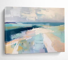 Load image into Gallery viewer, Soft Coastal Abstract - Serene Living Room or Bedroom Art LargeART1543