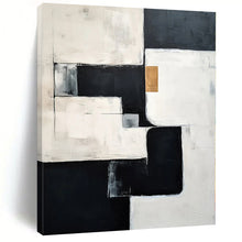 Load image into Gallery viewer, Hand - painted Oversized Geometric Abstract Composition Acrylic Art for Contemporary Offices LargeART0082