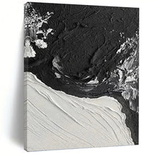 Load image into Gallery viewer, “Starry Night Voyage: Colorful Seascape” Abstract Painting on Canvas, Nautical Bedroom Decor DKH1048