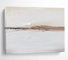 Load image into Gallery viewer, Neutral Tones “Subtle Horizons” Painting on Canvas, Calming Abstract Art DKH913