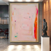 Load image into Gallery viewer, Large-Scale Custom Hand-Painted Abstract Canvas for Hallway & Hotel Lobby