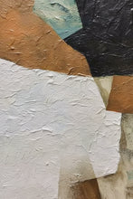 Load image into Gallery viewer, 3D Black And White Yellow Minimalist Art For Living Room Extra Large Wall Art Abstract Painting