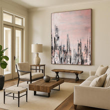 Load image into Gallery viewer, Large-Scale Custom Hand-Painted Abstract Art for Bedroom & Hotel Library