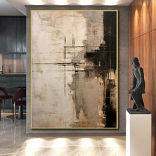 Load image into Gallery viewer, Huge Cross - Line Abstract Acrylic for Art - Centric Dining Room LargeART0272