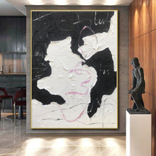 Load image into Gallery viewer, Large - Format Textured Abstract Art for Modern Gallery Wall & Avant - Garde Bedroom LargeART0480