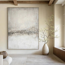 Load image into Gallery viewer, “Concrete Whispers” - Textured Monochrome Art, Great for Office Serenity, Abstract Painting on Canvas DKH1068