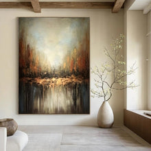 Load image into Gallery viewer, Autumn Forest Reflection Acrylic Art, Ideal for Living Room & Bedroom LargeART1034