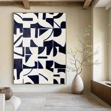 Load image into Gallery viewer, Geometric Pattern Abstract Painting, Ideal for Modern Gallery Wall & Contemporary Café LargeART1327