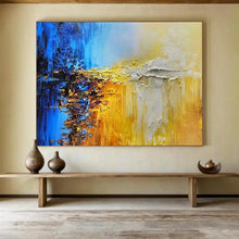 Load image into Gallery viewer, Colorful Abstract Landscape Large - scale acrylic painting DLZ179