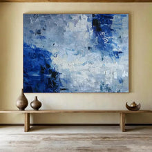 Load image into Gallery viewer, Blue & Grey Abstract - Modern Office Art LargeART1587