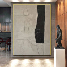 Load image into Gallery viewer, Substantial Geometric Line Abstract Acrylic for Contemporary Hallway LargeART0269