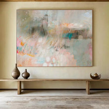Load image into Gallery viewer, Soft - Toned Abstract Painting for Spa Relax Area & Minimalist Living Room DKH203