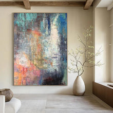 Load image into Gallery viewer, Colorful Chaos Abstract Art, Perfect for Creative Studio & Lively Lounge LargeART2327