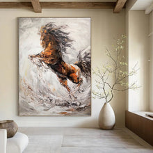 Load image into Gallery viewer, “Dynamic Rearing Horse” - Energetic Equine Action Art on Canvas DKH1431