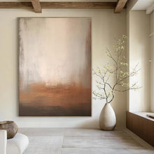 Load image into Gallery viewer, Soft Gradient Abstract Canvas Painting, Perfect for Scandinavian - Style Living Room & Serene Yoga Studio LargeART1285