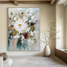 Load image into Gallery viewer, Floral Bouquet Abstract Painting, Perfect for Charming Kitchen & Feminine Dressing Room LargeART1332