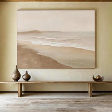 Load image into Gallery viewer, Minimalist Coastal Serenity Abstract Painting DKH526