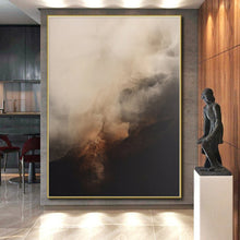 Load image into Gallery viewer, Oversized Misty Abstract Landscape Art for Living Room & Artistic Bedroom LargeART0521