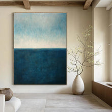 Load image into Gallery viewer, Blue Sea Abstract Art, Fit for Nautical Home Office & Relaxing Spa LargeART2326