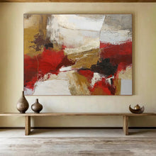 Load image into Gallery viewer, Rustic Energy Abstract Painting with Earth Tones DKH506