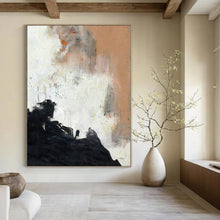 Load image into Gallery viewer, Abstract Landscape with Warm Accents Canvas Painting, Perfect for Bohemian Lounge & Art - Centric Dining Room LargeART1153