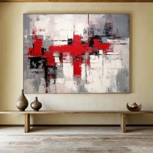 Load image into Gallery viewer, Hand - Painted Geometric Abstract Acrylic Art for Modern Office Decor LargeART1637
