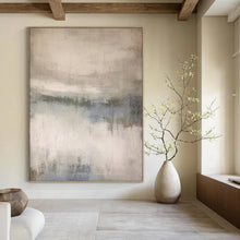 Load image into Gallery viewer, “Soft Grey Abstract Landscape” - Impressionistic Mood Art on Canvas DKH1667