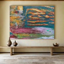 Load image into Gallery viewer, Colorful Abstract Water - Inspired Painting On Canvas DKH371
