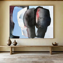 Load image into Gallery viewer, Hand - painted Large - scale Collaged Colorful Shapes Acrylic Art for Creative Studios LargeART1782