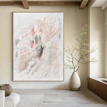 Load image into Gallery viewer, “Soft Tones Abstract” - Minimalist Abstract Art on Canvas DKH1530