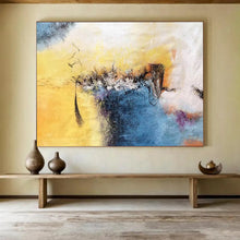 Load image into Gallery viewer, Vibrant Color Fusion Abstract Acrylic painting DLZ156
