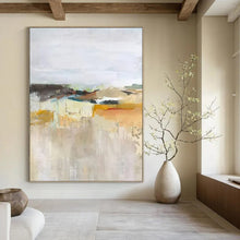 Load image into Gallery viewer, Minimalist Landscape Abstract Art for Scandinavian - style Home & Calm Study Room LargeART0927