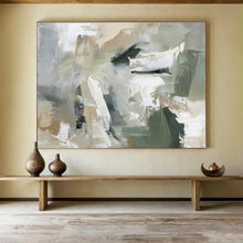 Load image into Gallery viewer, Earthy - Toned Abstract Painting for Bohemian Living Room & Art - Lovers’ Den DKH240