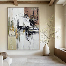 Load image into Gallery viewer, Oversized Hand - painted Abstract Line Chaos Acrylic Art for Artistic Studios LargeART0209