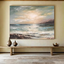 Load image into Gallery viewer, Sunset Sea View - Serene Bedroom Art LargeART1546