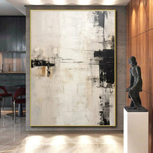 Load image into Gallery viewer, Neutral - Toned Abstraction for Spa Retreat & Calming Bedroom LargeART0838