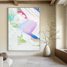 Load image into Gallery viewer, “Colorful Abstract with Soft Pastel Hues” – Cheerful Abstract Evoking Joy and Lightness DTP149