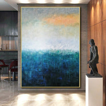 Load image into Gallery viewer, Large - Scale Abstract Acrylic Sea - Inspired Art, Fit for Bathroom & Garden Room Decoration LargeART0372