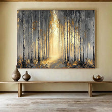 Load image into Gallery viewer, Mystic Forest Path Abstract Acrylic painting DLZ159