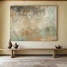 Load image into Gallery viewer, Hand - painted Abstract Textured Patina Acrylic Art for Industrial - Chic Loft Studios LargeART1702