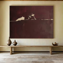 Load image into Gallery viewer, Dark Tones Abstract Painting for Moody Bedroom & Sophisticated Lounge DKH141