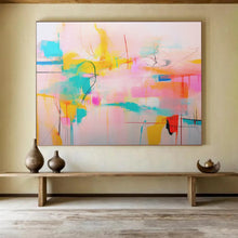 Load image into Gallery viewer, Playful Abstract Canvas Painting DKH500