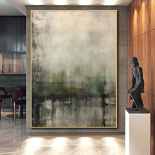 Load image into Gallery viewer, Large - Scale Misty Abstract Landscape Art for Meditation Room & Dreamy Bedroom LargeART0528