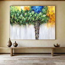 Load image into Gallery viewer, Colorful Abstract Tree Art for Bohemian Living Room & Creative Kids’ Space DKH176