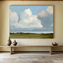 Load image into Gallery viewer, Serene Abstract Landscape Painting On Canvas DKH405