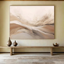 Load image into Gallery viewer, Soft - Toned Flowing Abstract Art for Serene Bedroom & Calming Yoga Studio DKH092