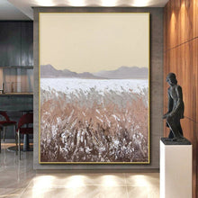 Load image into Gallery viewer, Earth - Toned Desert Landscape Abstract Painting, Suited for Corridor End Scenes & Dining Room Art Walls LargeART0806