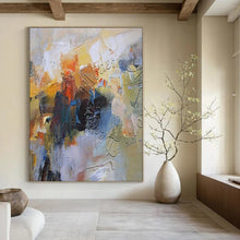 Load image into Gallery viewer, Textured Modern Abstract Art for Industrial - chic Loft & Avant - garde Gallery LargeART0928