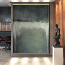 Load image into Gallery viewer, Gray Gradient Abstract Acrylic Art - Great for Minimalist Bedroom & Contemporary Gallery LargeART0630